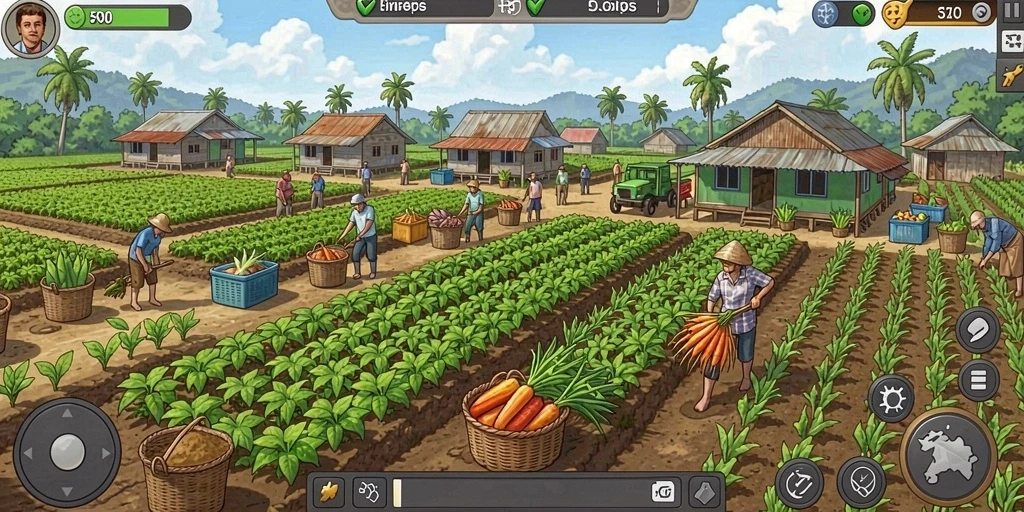 Fitur multiplayer yang memungkinkan interaksi dengan pemain lain.