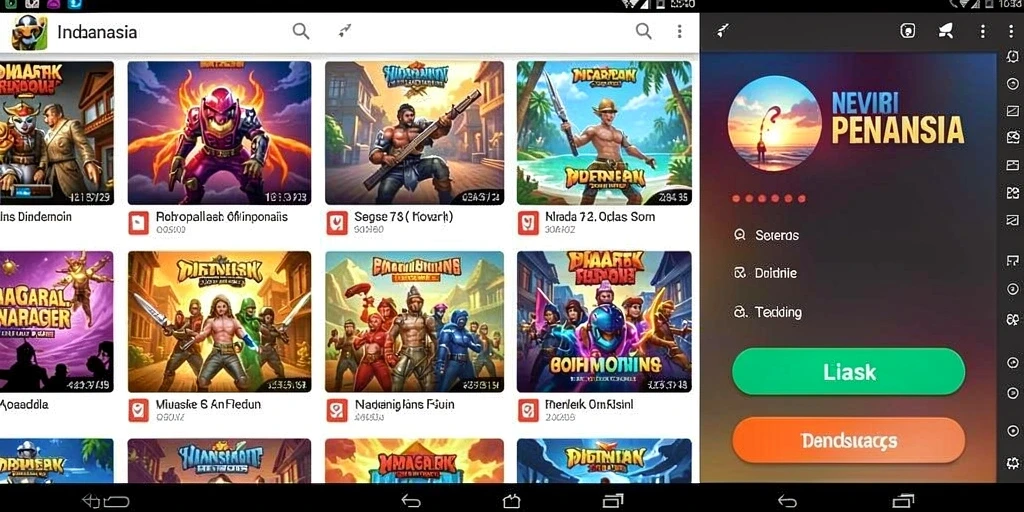 Berbagai skin karakter yang dapat dipilih dan disesuaikan.