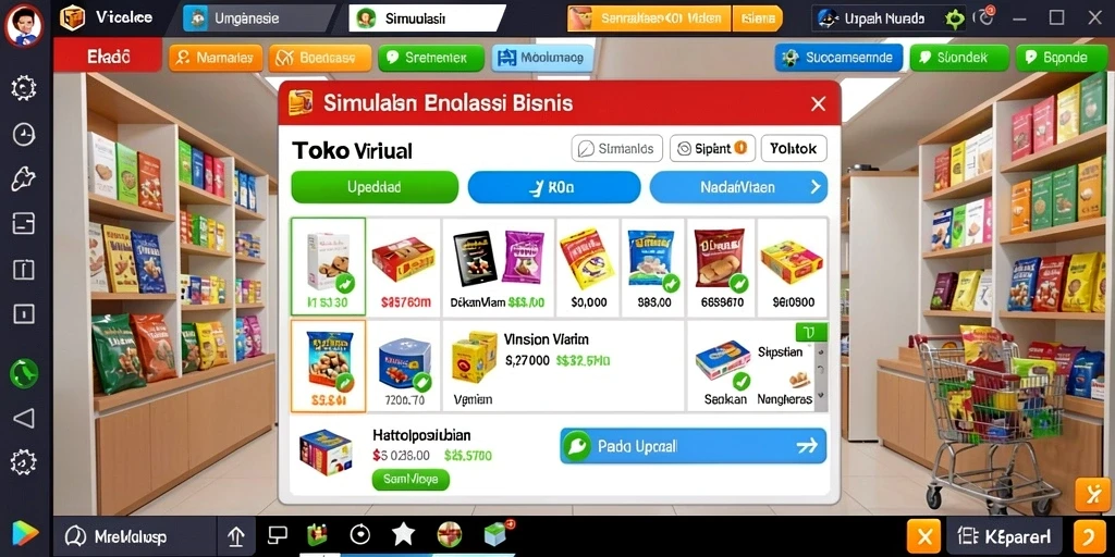 Fitur interaksi yang membuat permainan lebih hidup.